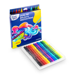 Kool Toolz Dual Tip Brush n Sketch Pens