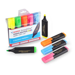 Kores Highlighters ( Assorted Colours)
