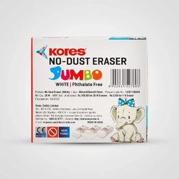 Kores No Dust Erasers Regular Size - Box of 20 pcs