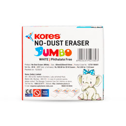 Kores No Dust Erasers - Box of 20 pcs