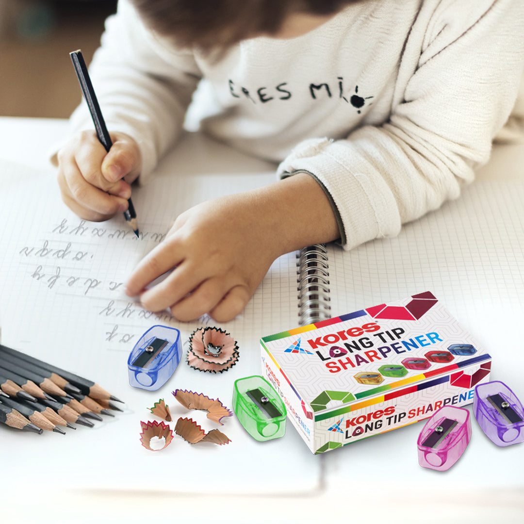 Kores Long Tip Sharpeners - Box of 20 pcs