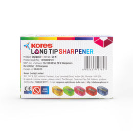 Kores Long Tip Sharpeners - Box of 20 pcs