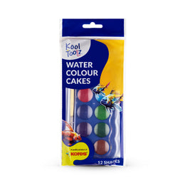 Kores Water Colour Cakes - 12 Shades