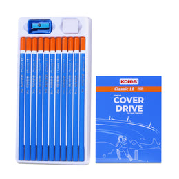 Kores Classic 11 - Cricket Themed Pencils