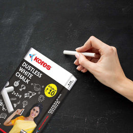 Kores White Chalk - 10pcs