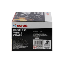 Kores White Chalk - 144pcs