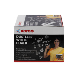 Kores White Chalk - 144pcs