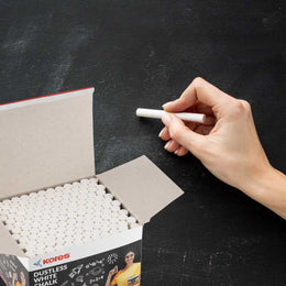 Kores White Chalk - 144pcs