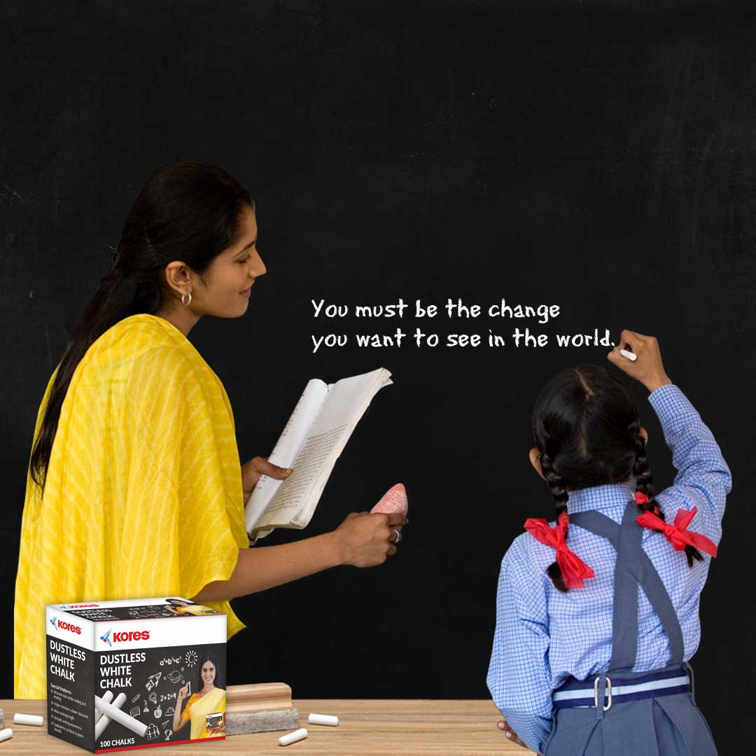 Kores White Chalk - 50pcs