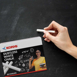 Kores White Chalk - 50pcs