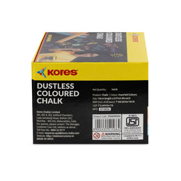 Kores Coloured Chalk - 144pcs