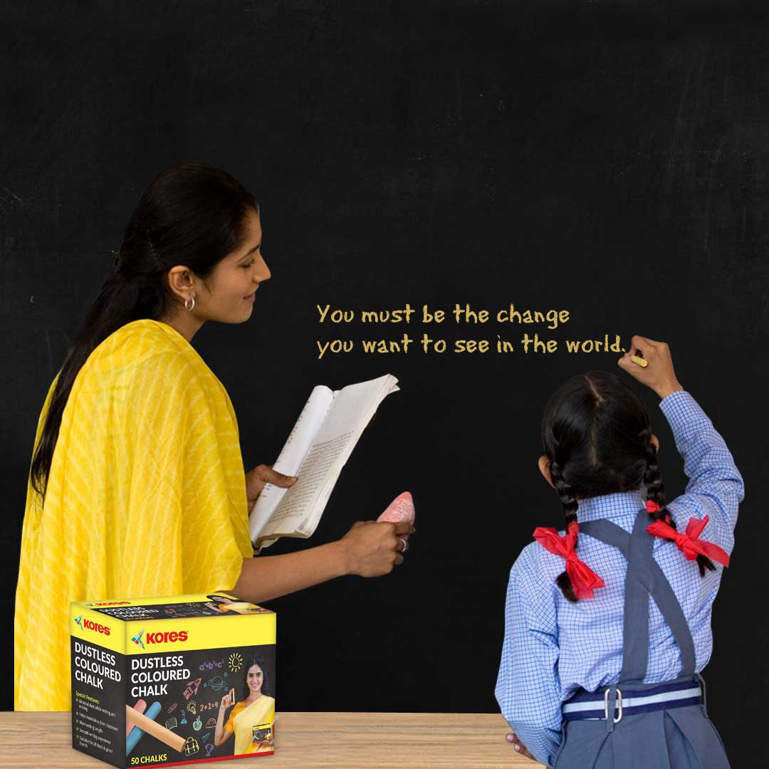 Kores Coloured Chalk - 50pcs