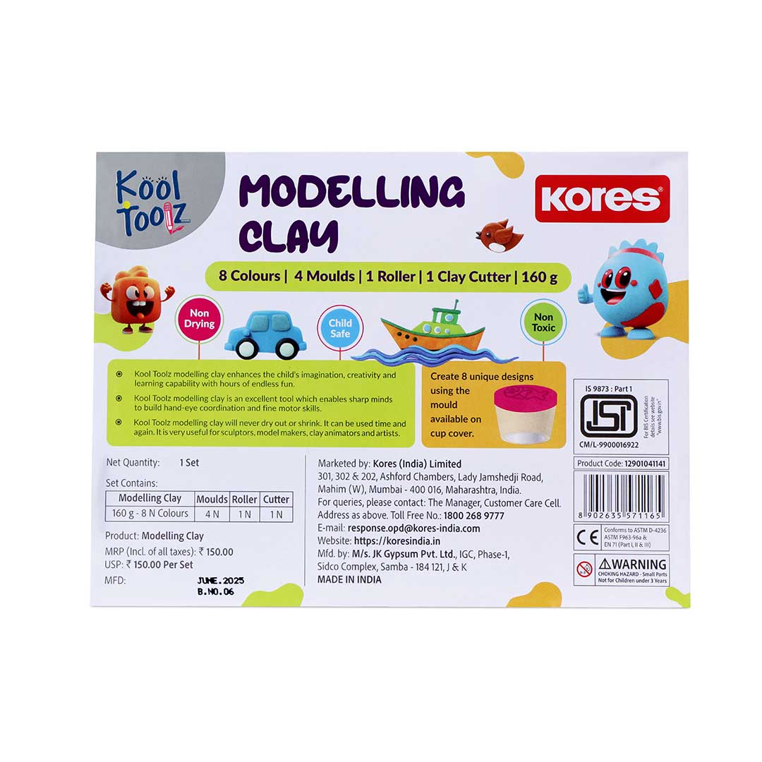 Kores Modelling Clay 160gms - Box