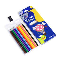 Kores Wooden Colour Pencils Full Size - 12 Shades