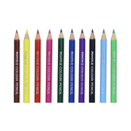 Kores Polymer Colour Pencils - Half Size - 10 Shades