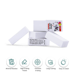 Kores No Dust Erasers Regular Size - Box of 20 pcs