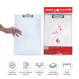 Kores Transparent Exam Pad