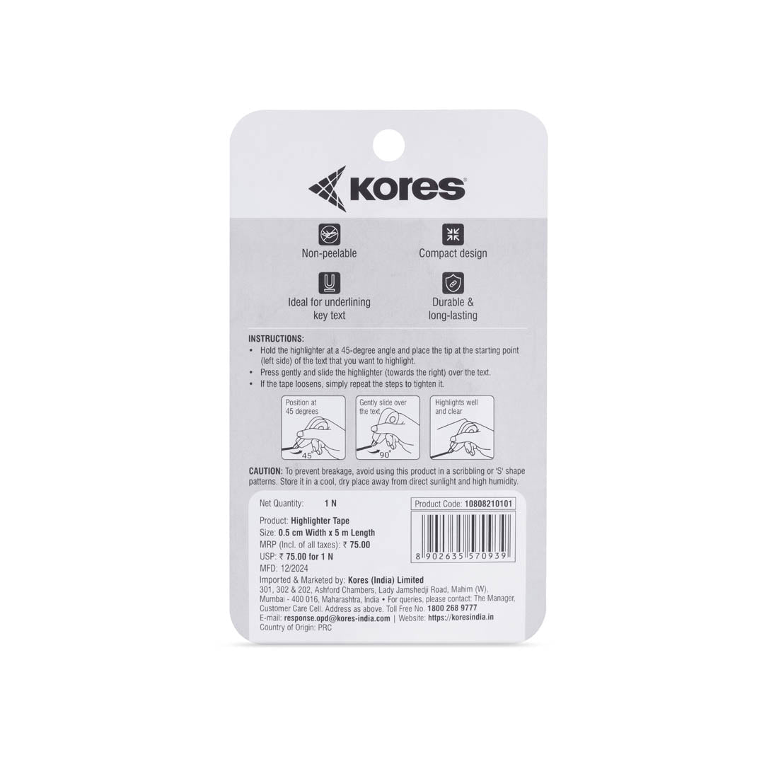Kores Highlighter Tape