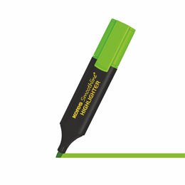 Kores Highlighters Box - 10pcs ( Green )