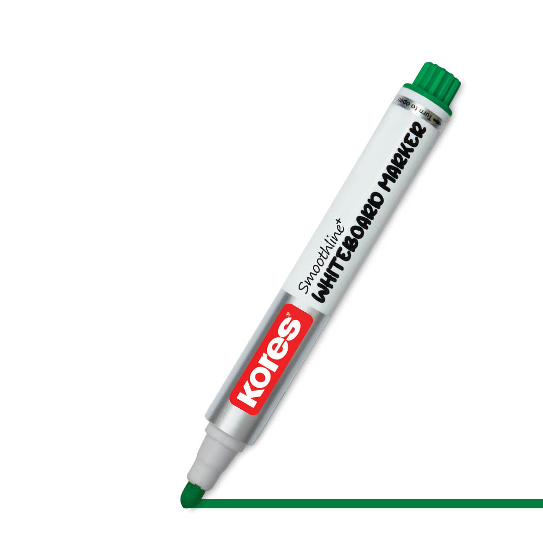 Kores White Board Markers Box of 10 pcs ( Green )