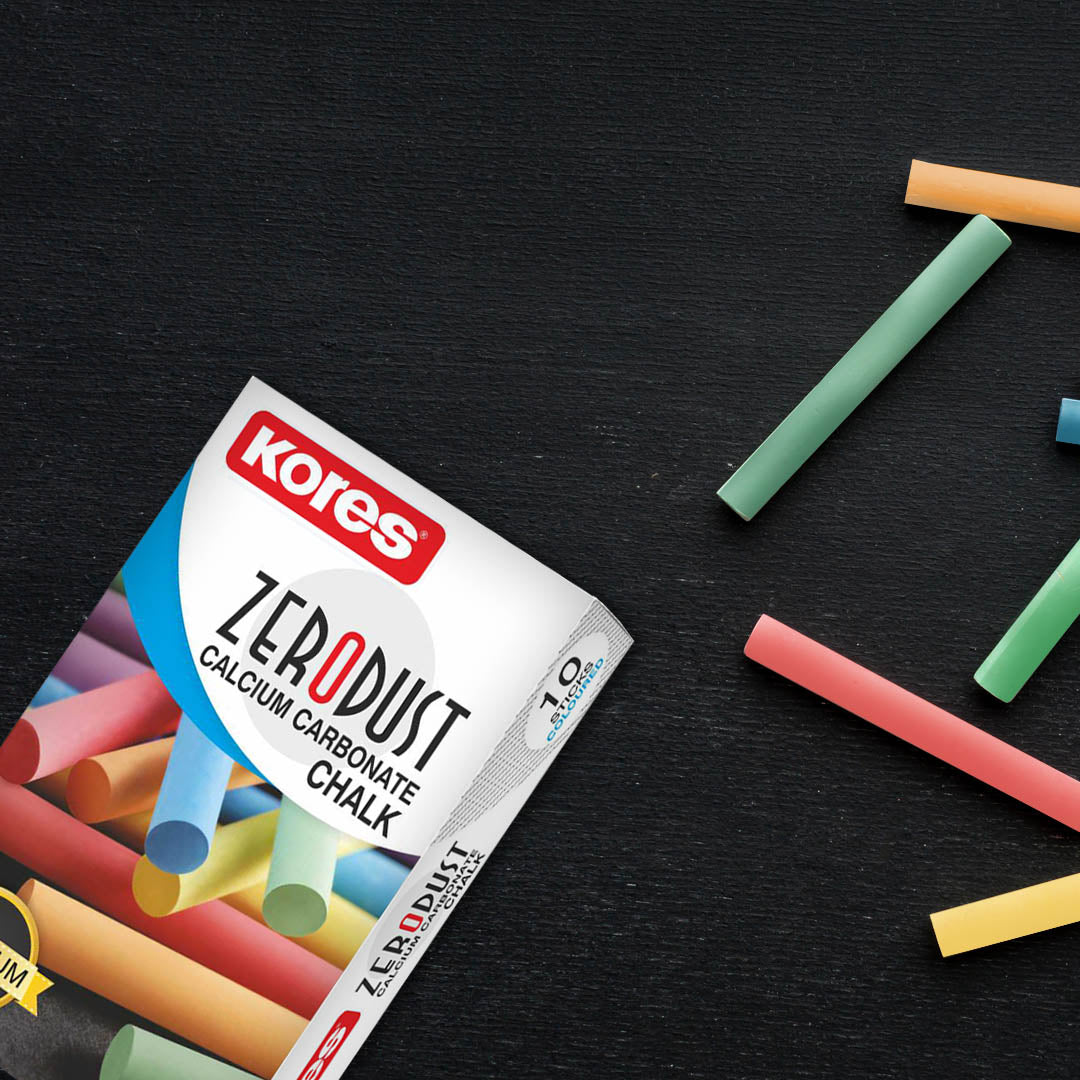 Kores Zerodust Coloured Chalk