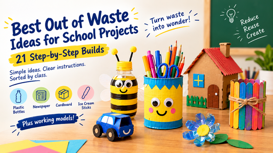 Best Out of Waste Ideas for School Projects: 21 Builds, Step by Step