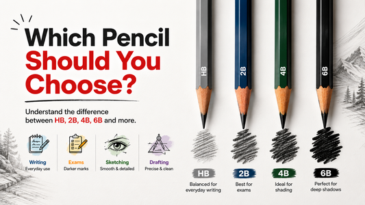 Pencil Grades Explained: HB, 2B, 4B, 6B & More - The Complete Guide
