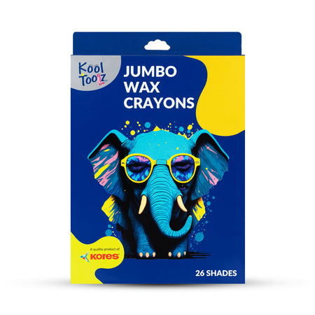 Kores Wax Crayons 24+2 - Jumbo Shades