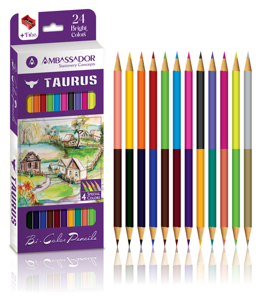 Ambassdor Bi-color wooden pencils