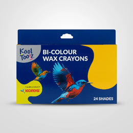 Kores Bi-Colour Wax Crayons - 24 Shades