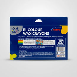 Kores Bi-Colour Wax Crayons - 24 Shades