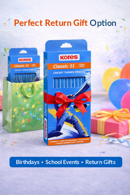 Kores Classic 11 - Cricket Themed Pencils