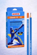 Kores Classic 11 - Cricket Themed Pencils
