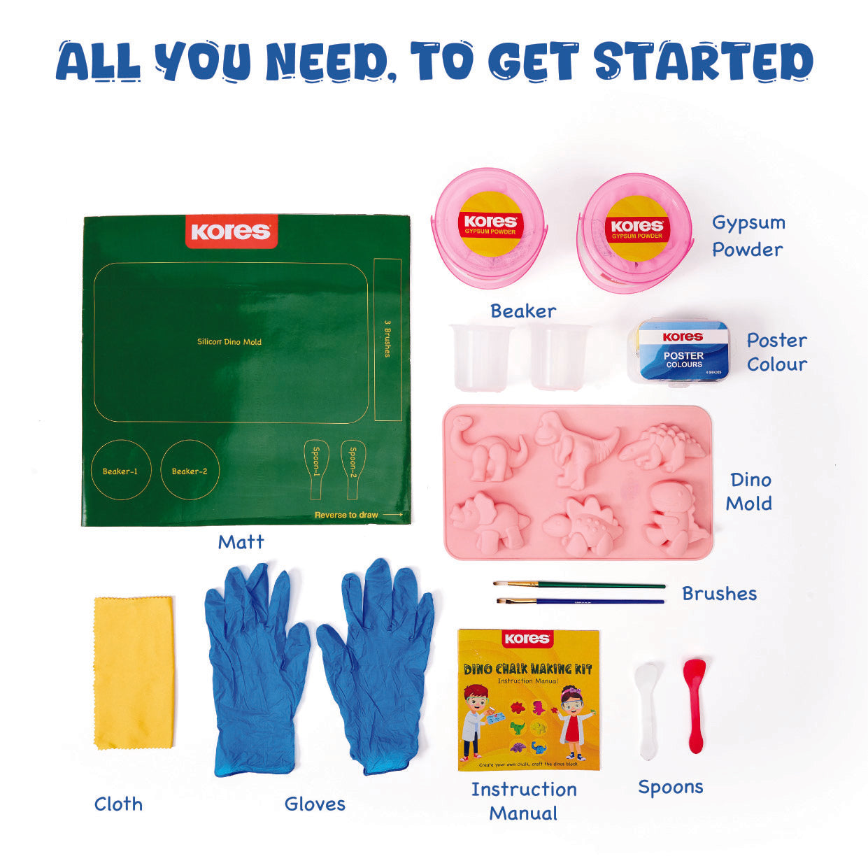 Dino Chalk Making Kit