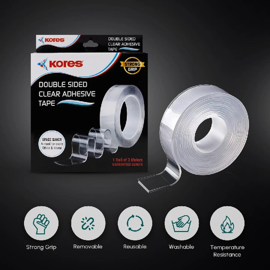 Kores Double Sided Tape - (3mtr)