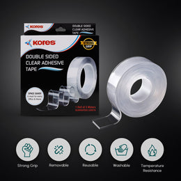 Kores Double Sided Tape - (3mtr)