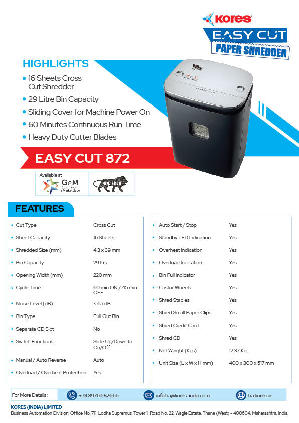 Easy Cut 872