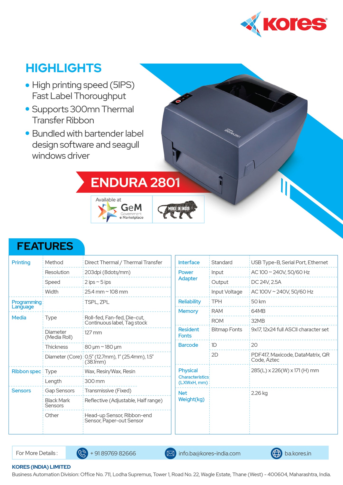 Endura 2801