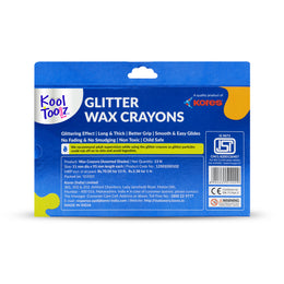 Kores Gliter Wax Crayons 12+1