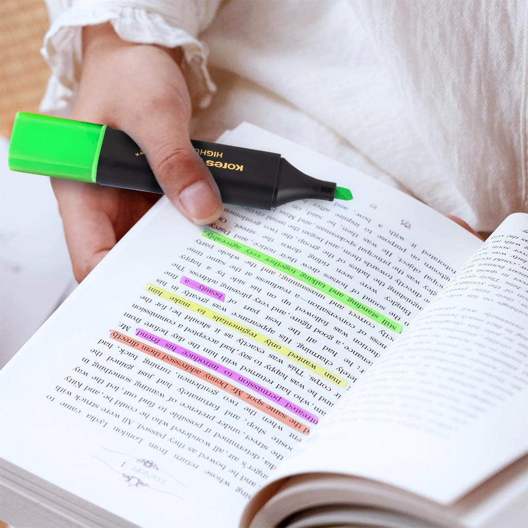 Kores Highlighters ( Assorted Colours)