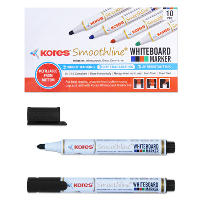 Kores White Board Markers Box of 10 pcs