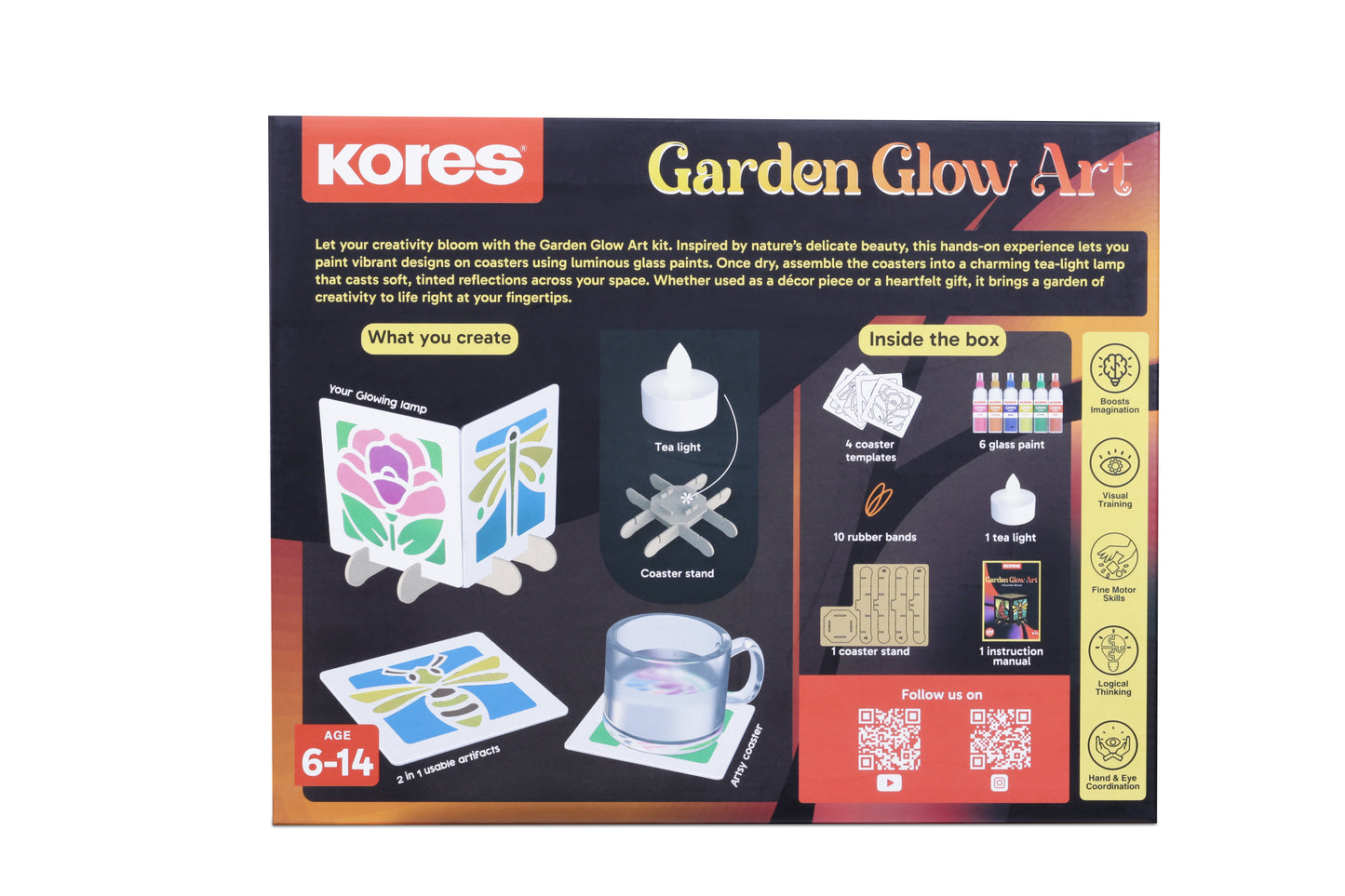 Kores Garden Glow Art Kit | DIY Lamp Making Kit