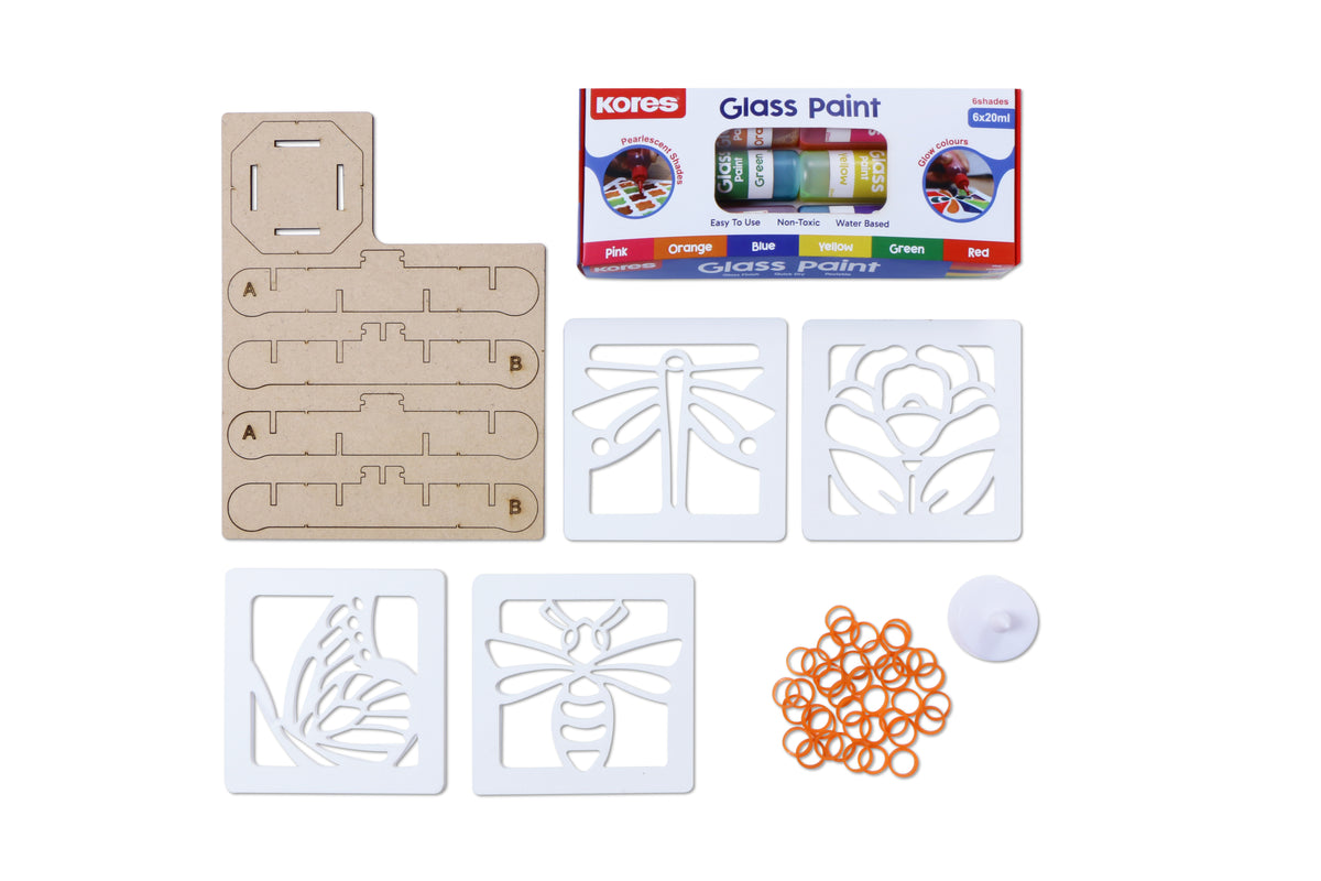 Kores Garden Glow Art Kit | DIY Lamp Making Kit