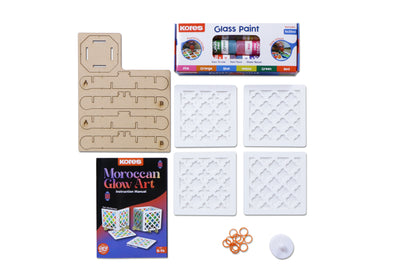 Moroccan Glow Art Kit | DIY Lamp Making Kit