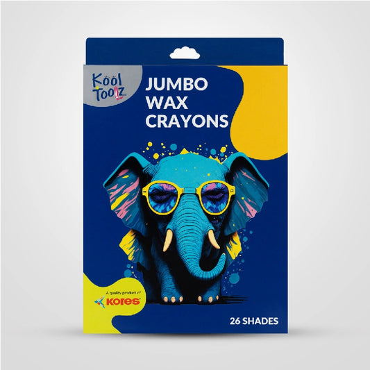 Kores Wax Crayons 24+2 - Jumbo Shades