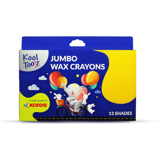 Kool Toolz Jumbo Wax Crayons - 13 Shades