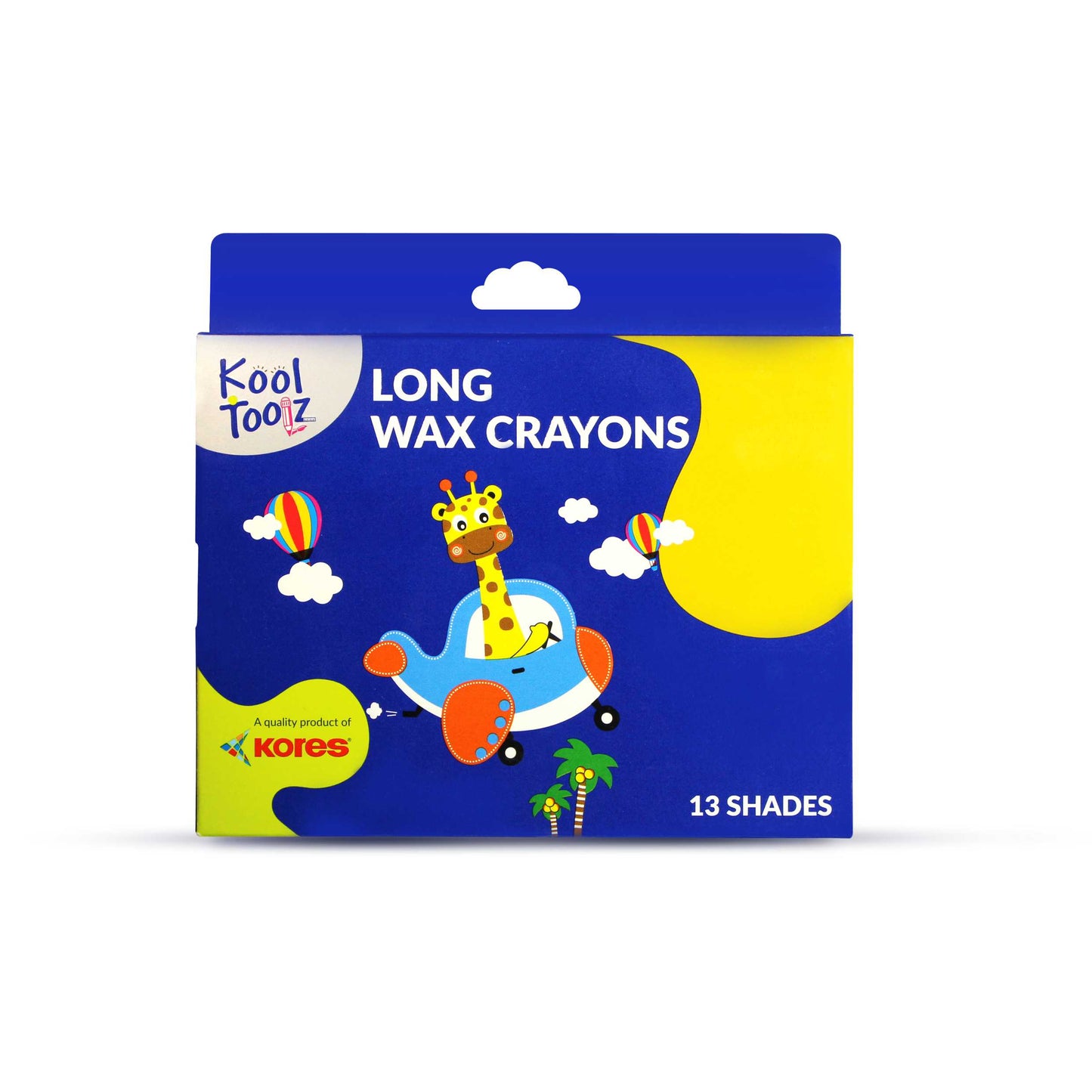 Kool Toolz Long Wax Crayons 13 Shades