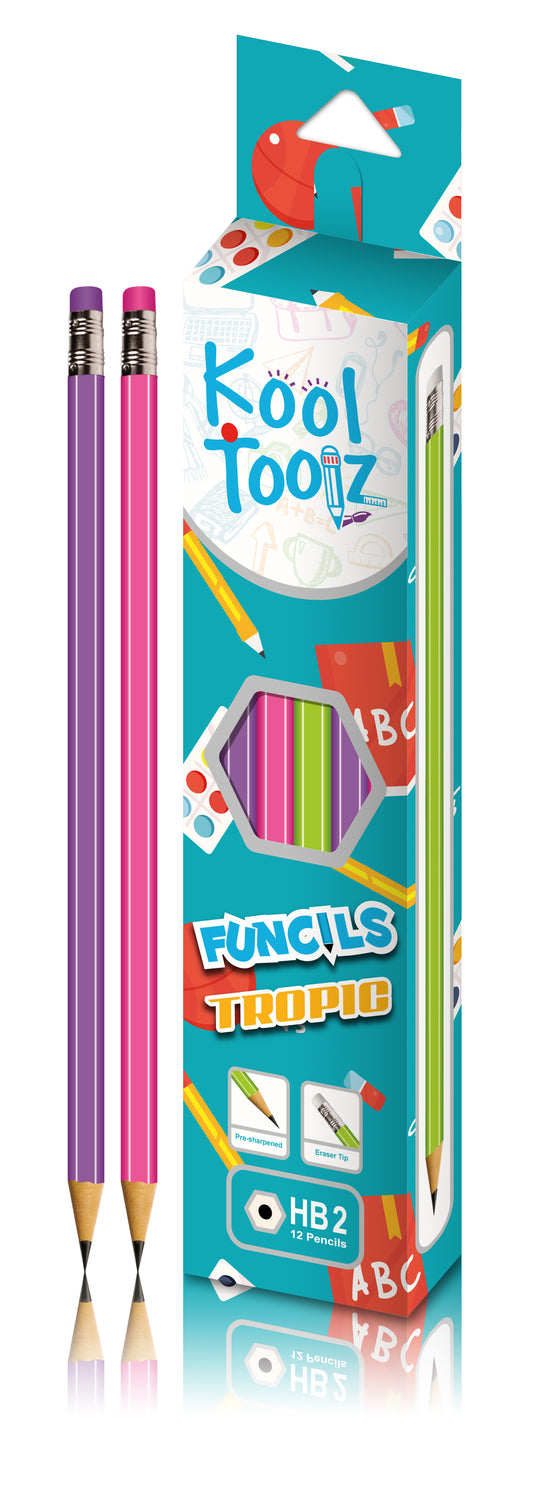 Kool Toolz Polymer Tropic 12 pcs Pencil