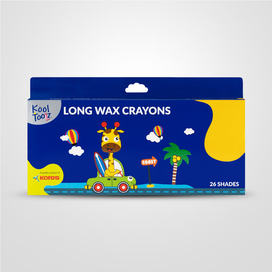 Kores Wax Crayons 12+1 - Long Shades