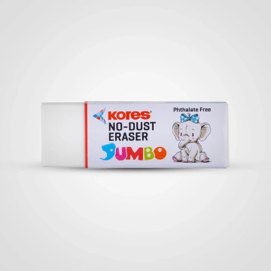 Kores No Dust Erasers Regular Size - Box of 20 pcs